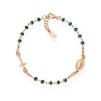 Bracciale Amen Donna Rosari in Argento Cristallo BRORVB3 - BRORVB3